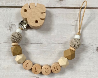 Pacifier chain with name