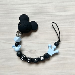 Pacifier chain with boy's name