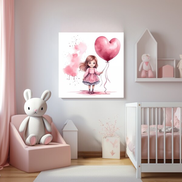 Kinderzimmer Bild Wanddeko Mädchen