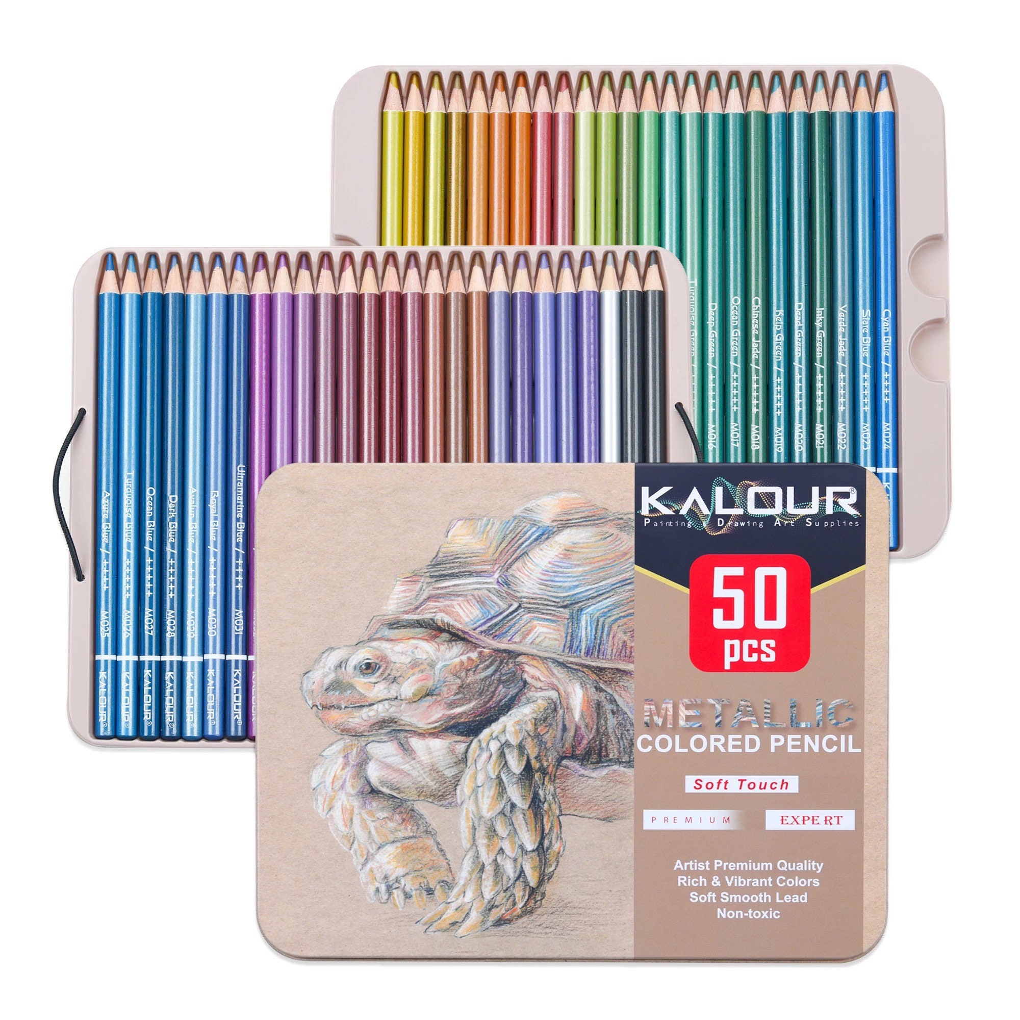 KALOUR 36 Piece Sketching Pencils Art Set with Drawing Tools for