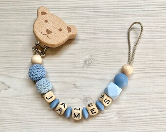 Pacifier chain with name