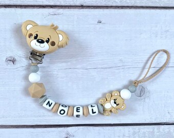 Pacifier chain with boy's name