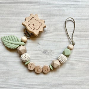 Pacifier chain with boy's name