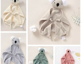 Baby comforter with name Koala