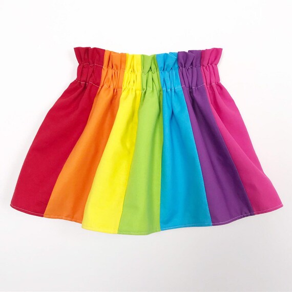 Etsy rainbow skirt cheap