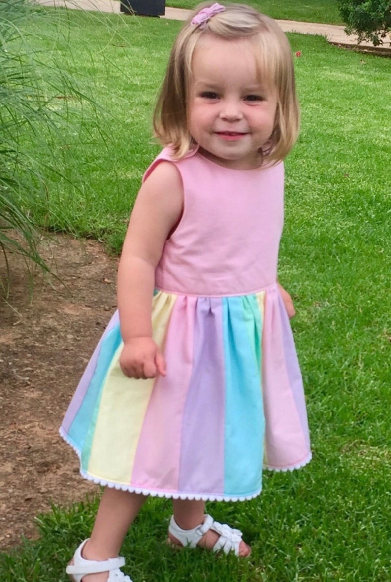 Pastel Rainbow Dress / Unicorn / Party Dress Etsy