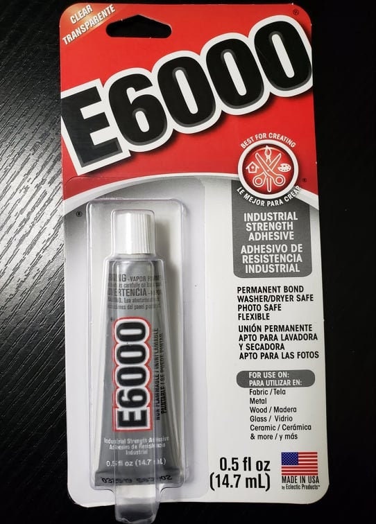 E6000 Adhesive, 3.7 Fluid Ounce CLEAR TRANSPARENTE
