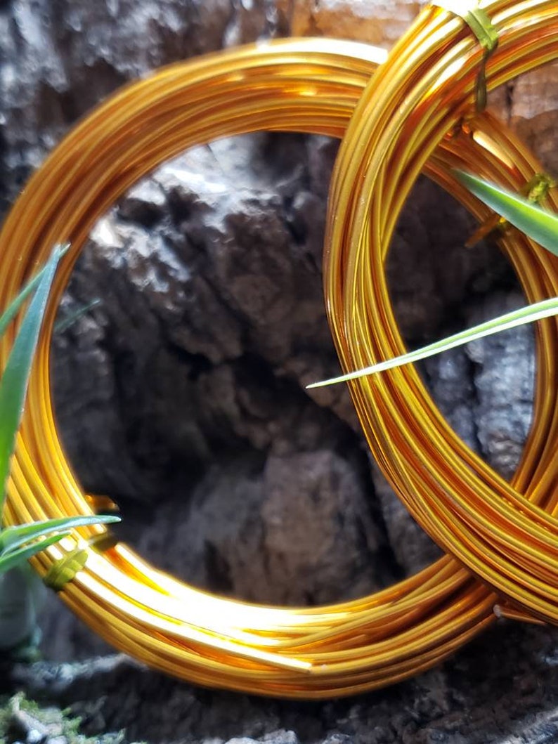 Copper Air Plant Wire Tillandsia wire metal stand spiral Etsy