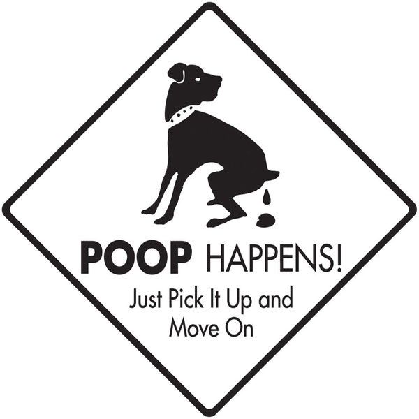 Pick up Poop Yard Signs Etsy