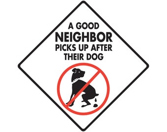 We Love You But Please Do Not Pee Here, Funny Dog Poop Yard Sign With Stake, 12x15cm Sturdy Aluminum Sign Rust Free Easy Install