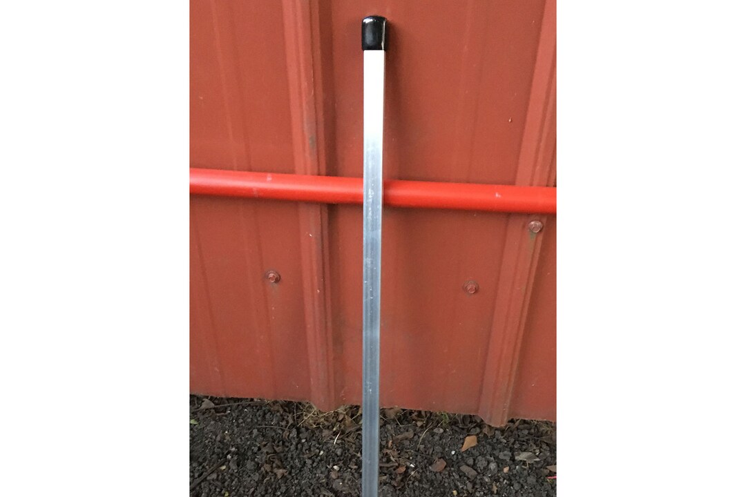 2 Feet 24 Inches Silver Finish Aluminum Uchannel Stake/post With
