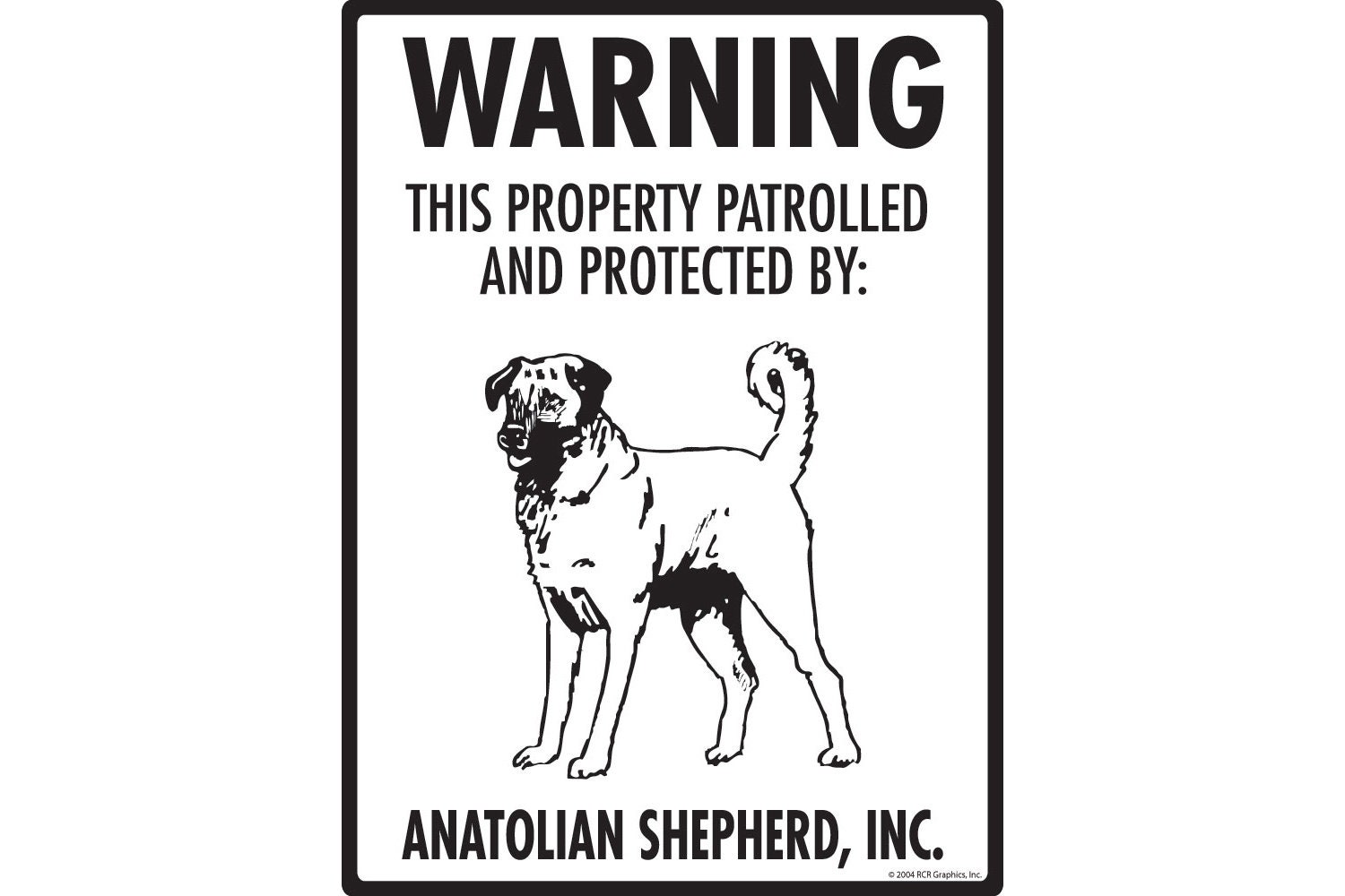Anatolian Shepard Umbrella - Black Anatolian Shepard Umbrella - Black