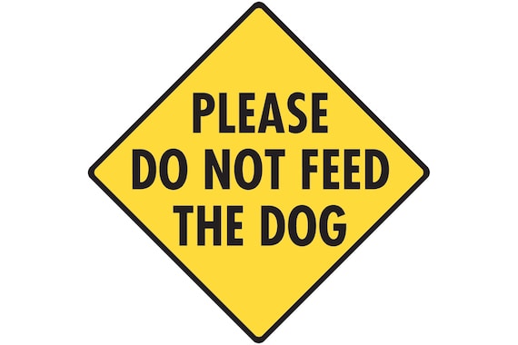 Cartello In Legno Animali 40x30 Cm Si Prega Di Non Dare Da Mangiare Ai