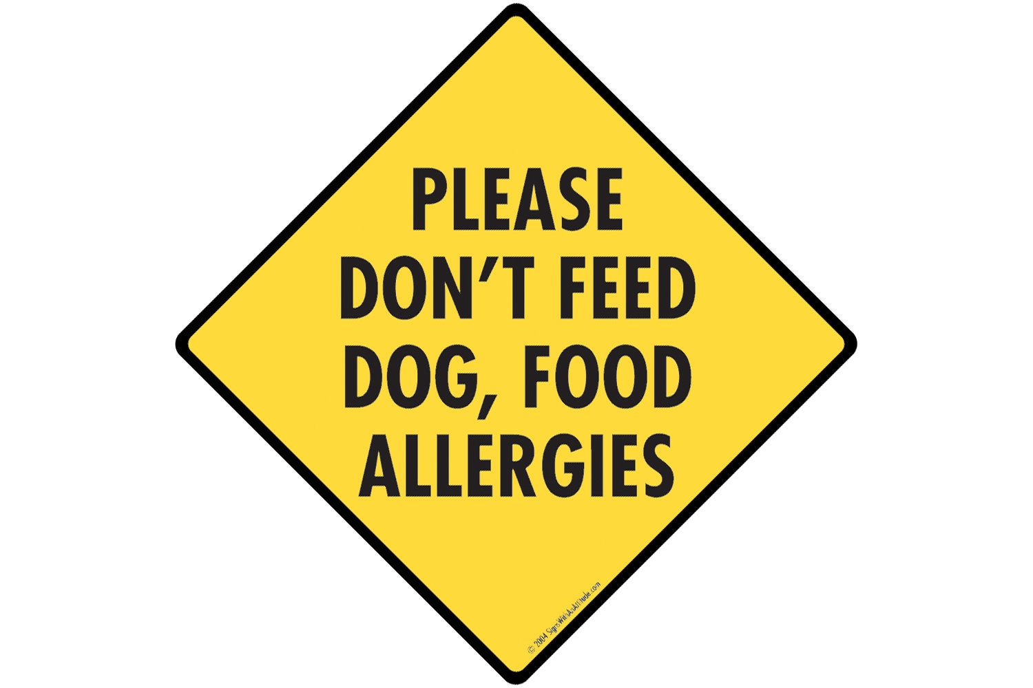 Dog Food Sign