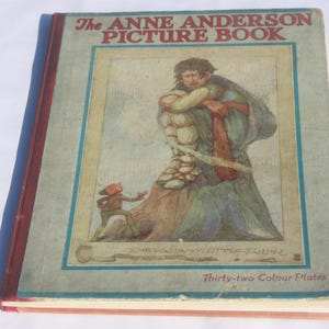 Vintage children&#39;s picture book Anne Anderson Picture Book fairy tales Hans Andersen Grimm, children&#39;s books, picture books