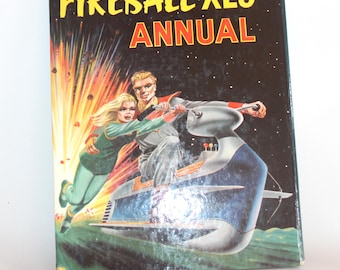 Vintage Fireball XL5 children's annual 1966, 1960s space tv programme