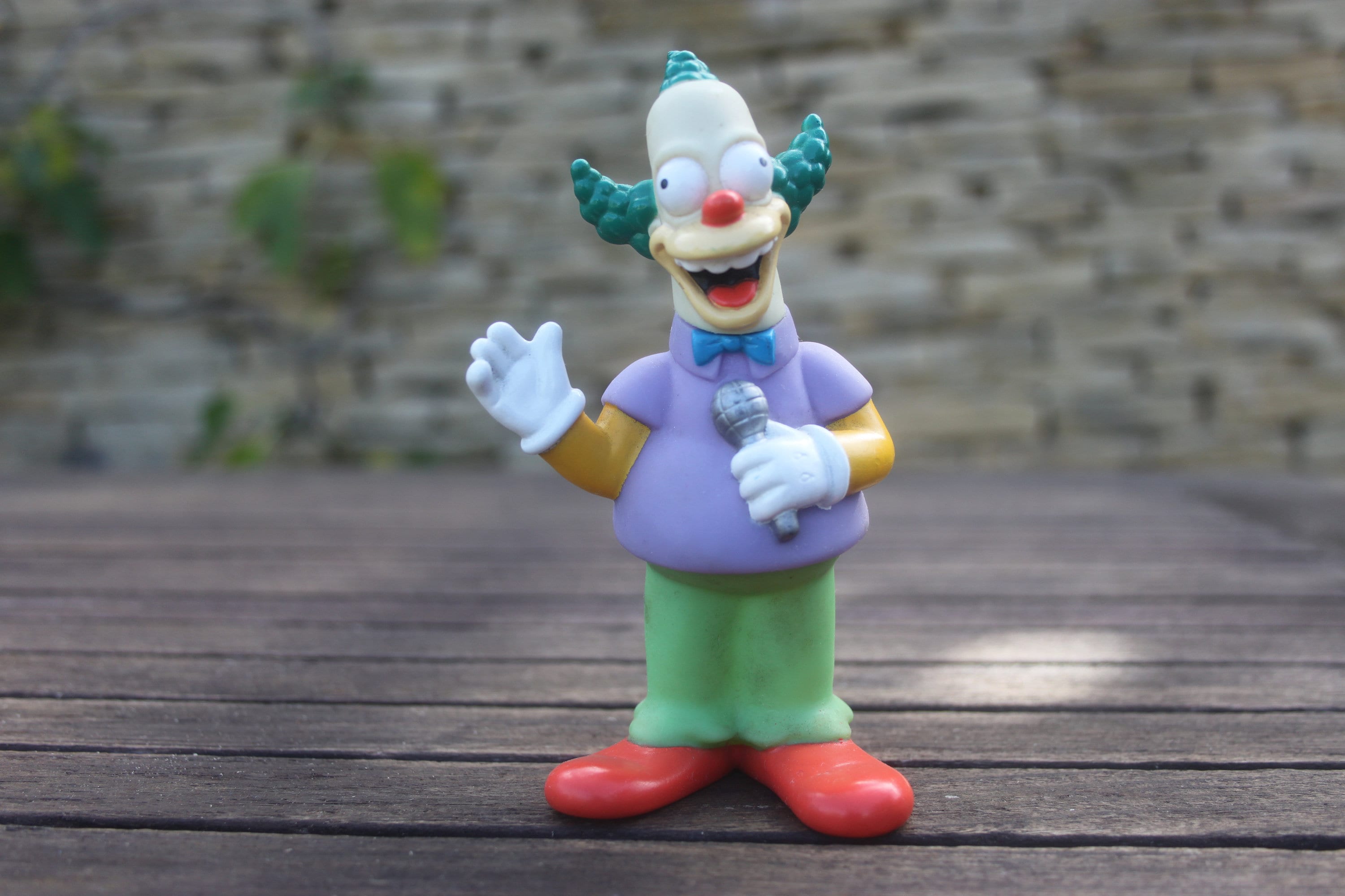 Vintage Simpsons Figure, Krusty the Clown, Burger King 2000, - Etsy