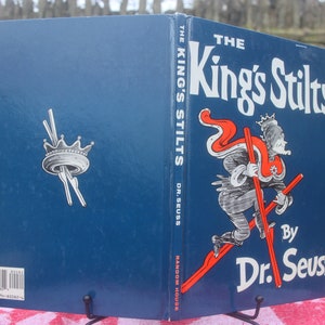 Vintage Dr Seuss Buch The King's Stilts 1960er Jahre Theodore Geisel, Kinderbuch, Kinder Humor, lesen lernen, Frühlernbücher
