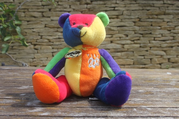 Soft Toy Millenium Bears, 2000, Plush Toys, Red Yellow Blue Purple