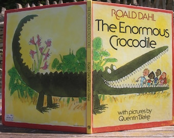 Roald Dahl, The Enormous Crocodile, Quentin Blake, 1st edition 1978, HB, children's picture book, children's stories