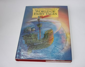World of Fairy Tales by Michael Foreman, children's illustrated book, child gift birthday christmas, legends folk tales stories, 1st ed 1990