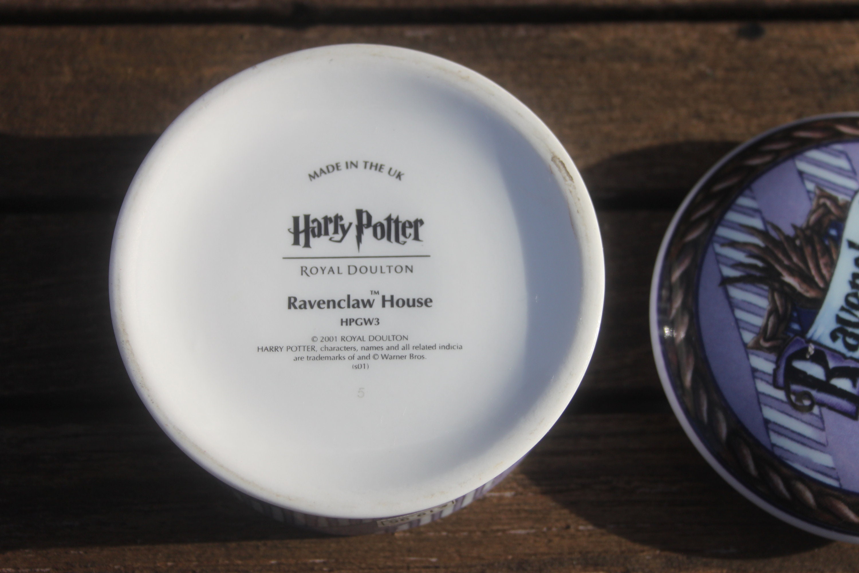 Harry Potter Trinket Box, Ravenclaw House, Rouyal Doulton, J K Rowling, Witches Wizards