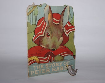 The story of Peter Rabbit, Charles E Graham, Newark, New Jersey and New York, softback shaped book, 12 pages, good vintage condition