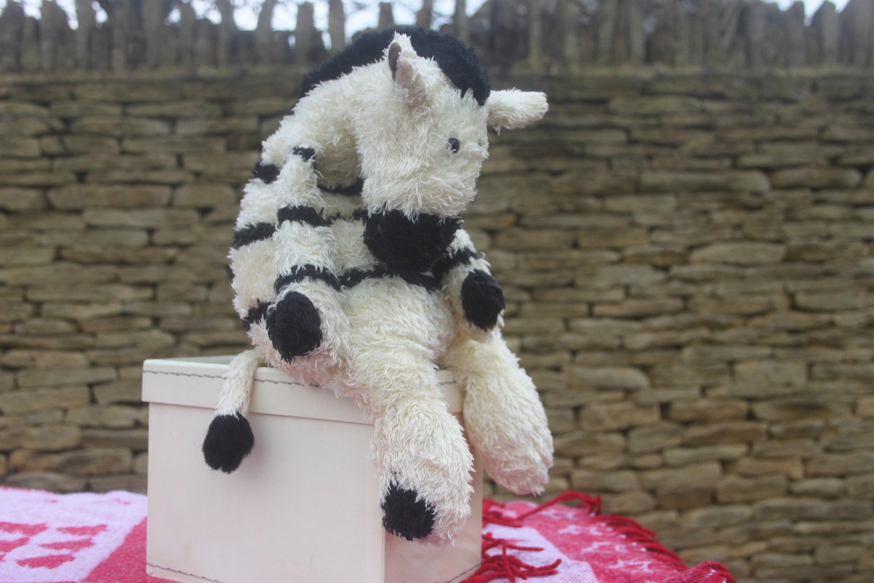 Vintage Jellycat Junglie Bunglie Zebra 46 Cms J249 Plush Toy, Soft