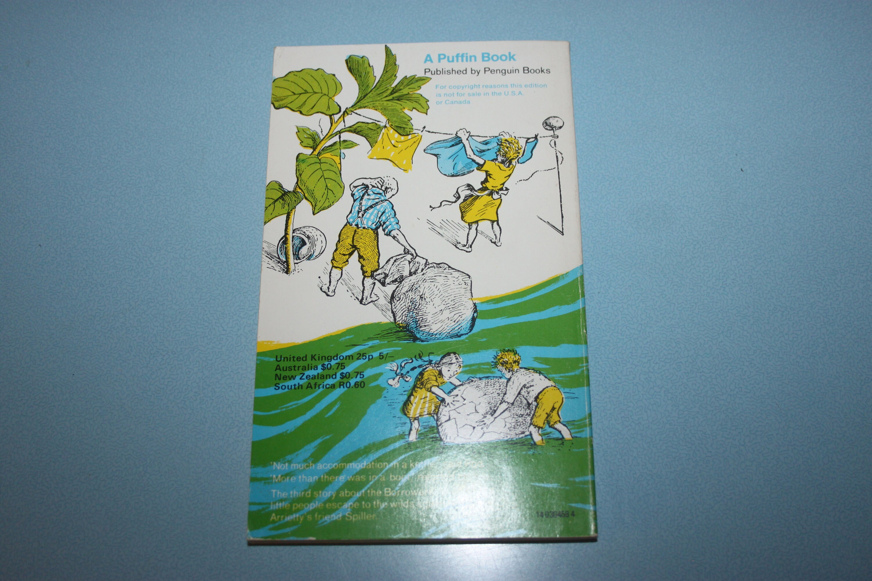 Vintage Children's Book, Mary Norton, the Borrowers Afloat, Puffin ...