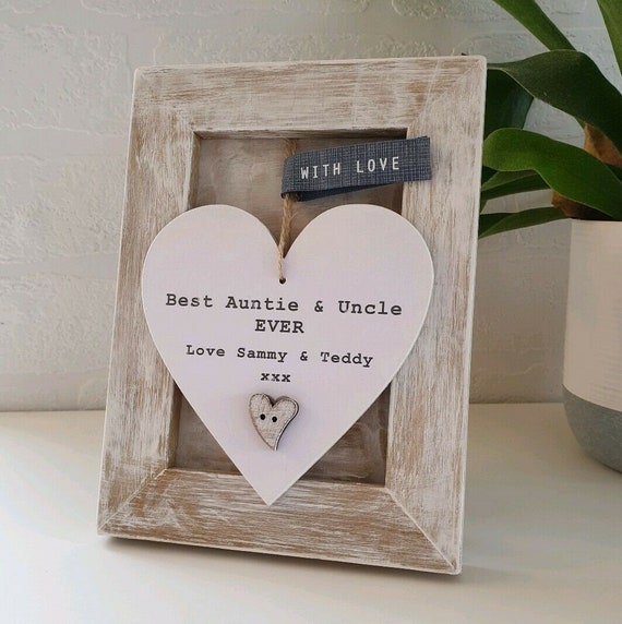 personalised auntie and uncle gifts