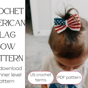 Peut inclure: Modèle de crochet pour un nœud en forme de drapeau américain. Téléchargement PDF. Niveau débutant. Termes de crochet américains. Modèle PDF.