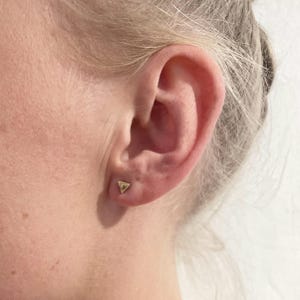 Forme de Base Earstuds Triangle gold+gold