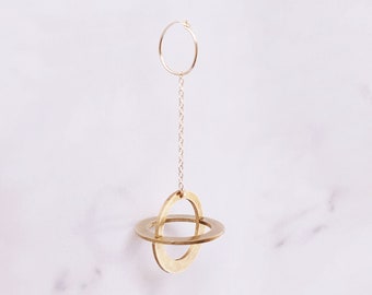 Copernicus Sphere Single Earring