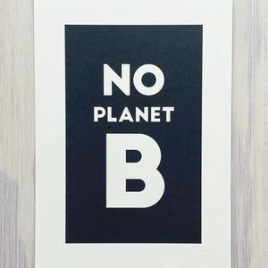 Impression / Cartes No Planet B