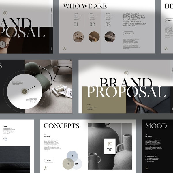 Brand Proposal Presentation Layout With PowerPoint Keynote Google Slides Template