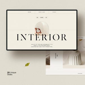 Creative Design, Interior Presentation with PowerPoint, Keynote, Google Slides, InDesign