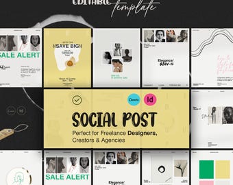 ANNA / Kit för sociala medier med Canva och InDesign