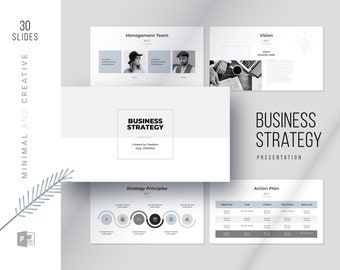 Business Strategy PowerPoint Template: Modern Presentation (PPTX & PDF)