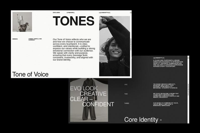 EVO Brand Strategy Presentation Template - Etsy