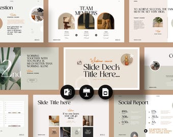 Webinar and Course Slides Template with PowerPoint, Keynote, Google Slides