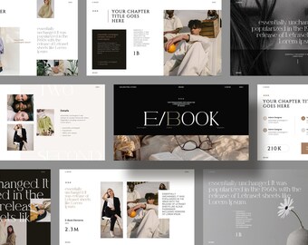 Corporate Marketing, Business / E-Book Template with PowerPoint, Keynote, Google Slides