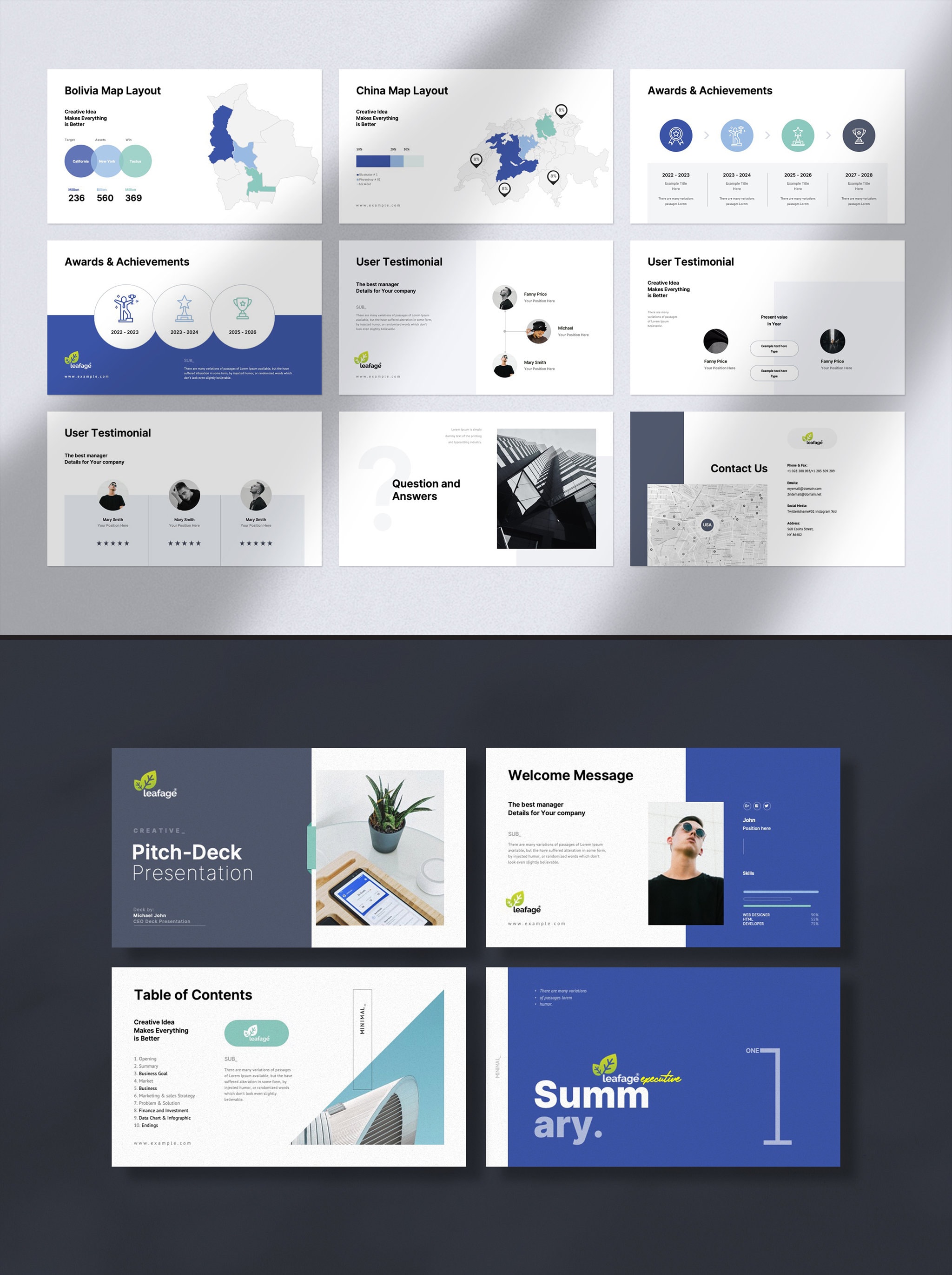 Pitch Deck Powerpoint Presentation Template With Indesign Layout - Etsy