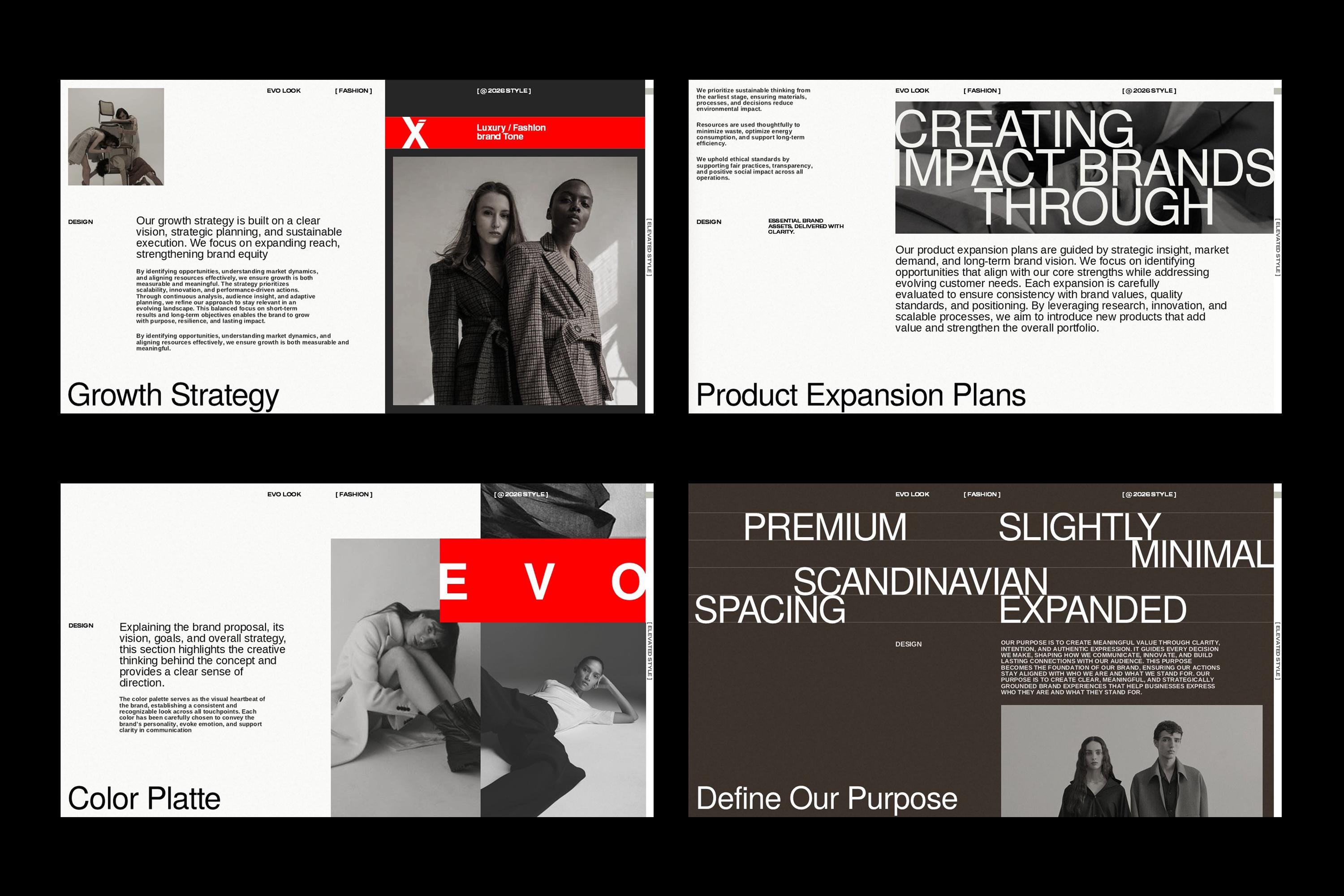EVO Brand Strategy Presentation Template - Etsy