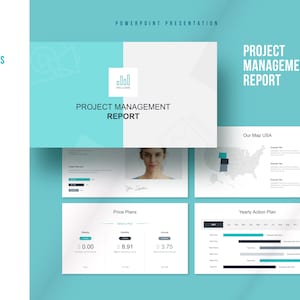 Project Management Report PowerPoint Template: 50+ Modern Slides (PPTX and PDF)