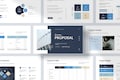 Business Proposal Presentation Template: Minimalist Design (Canva, PowerPoint, GoogleSlide, Keynote) product logo