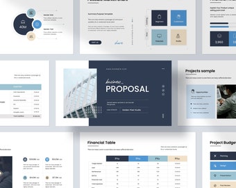 Business Proposal Presentation Template: Minimalist Design (Canva, PowerPoint, GoogleSlide, Keynote)