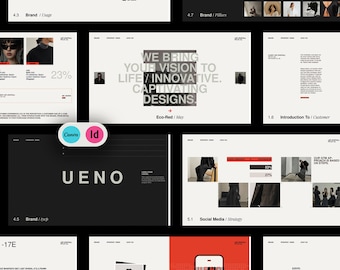 Brand Strategy Template with Canva and InDesign