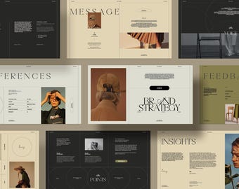 Brand Strategy Presentation with Canva, InDesign