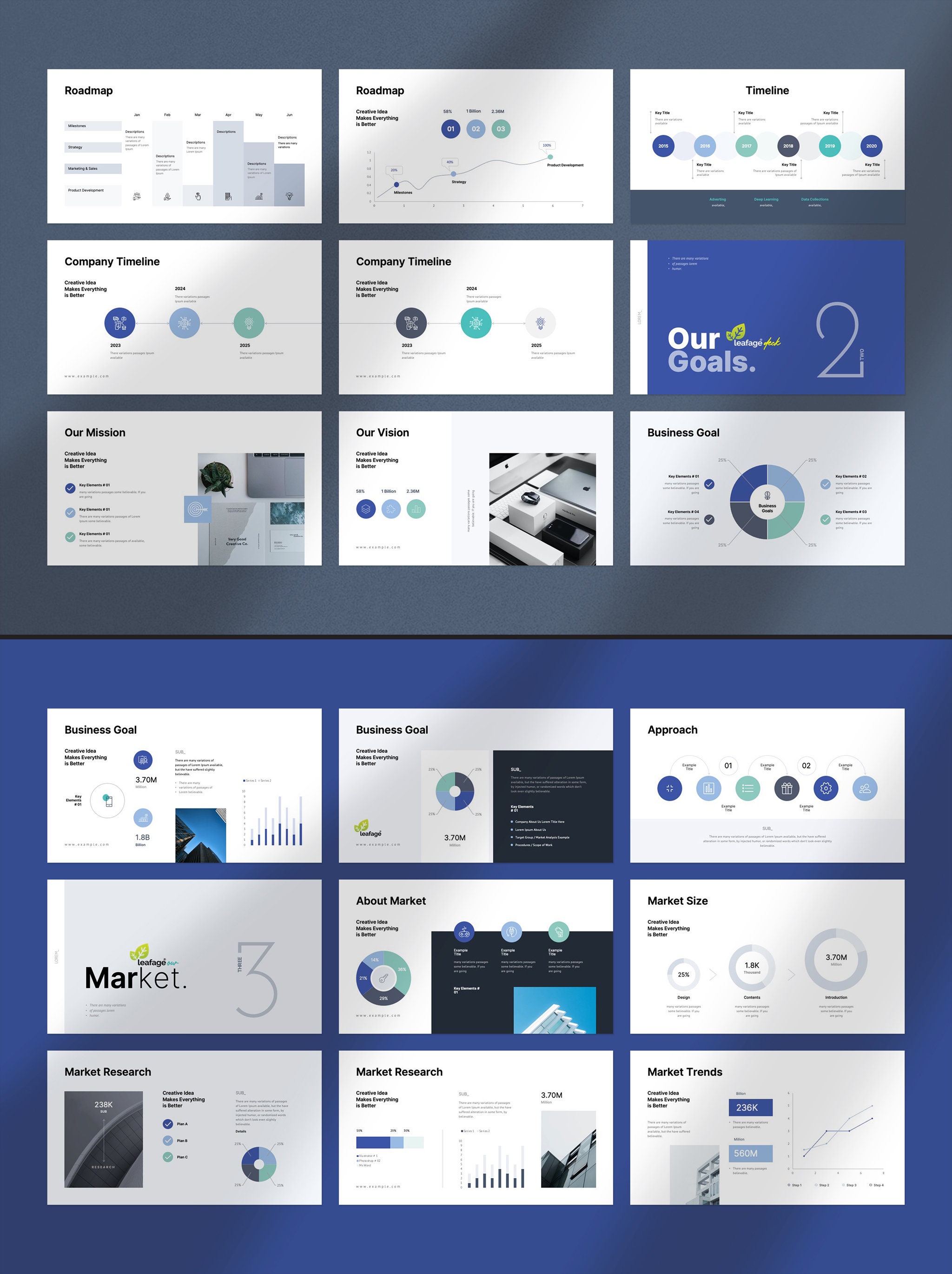 Pitch Deck Powerpoint Presentation Template With Indesign Layout - Etsy