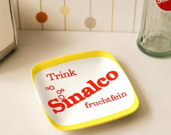 Vintage Sinalco Advertising Tray from the 1950s/60s – Mid Century German Advertising – Retro Counter Tray
